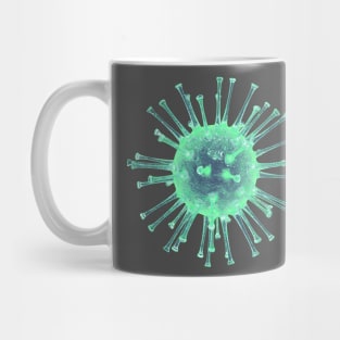 3D Render of a Coronavirus Mug